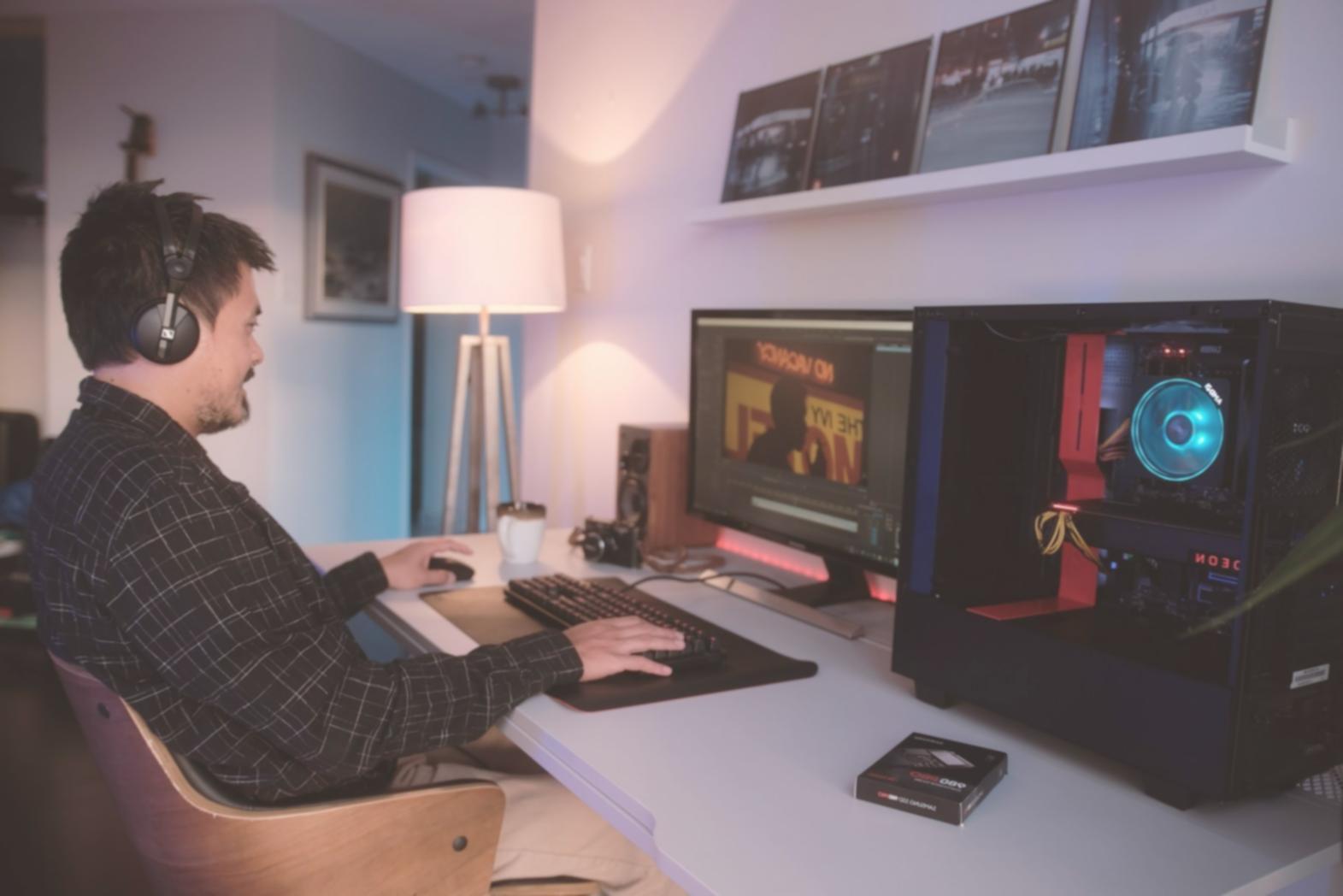 Blockchain development workspace with multiple monitors showing code